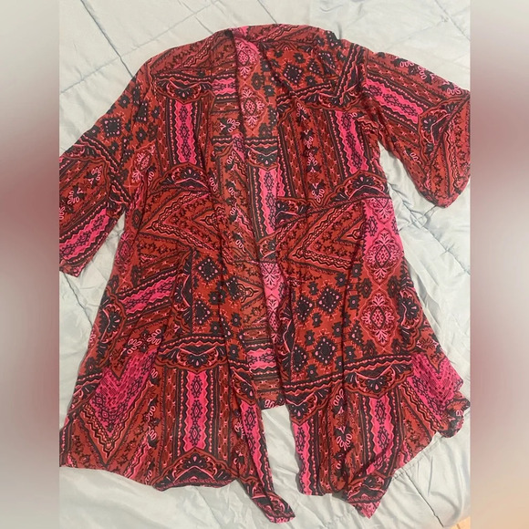 Torrid Black and Red Strapless Camisole Night Out - Picture 4 of 9